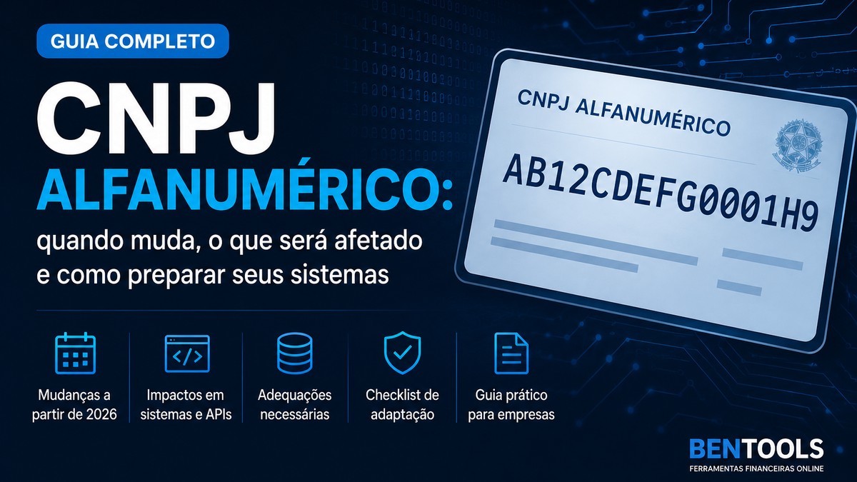 CNPJ alfanumérico: quando muda, o que será afetado e como preparar seus sistemas
